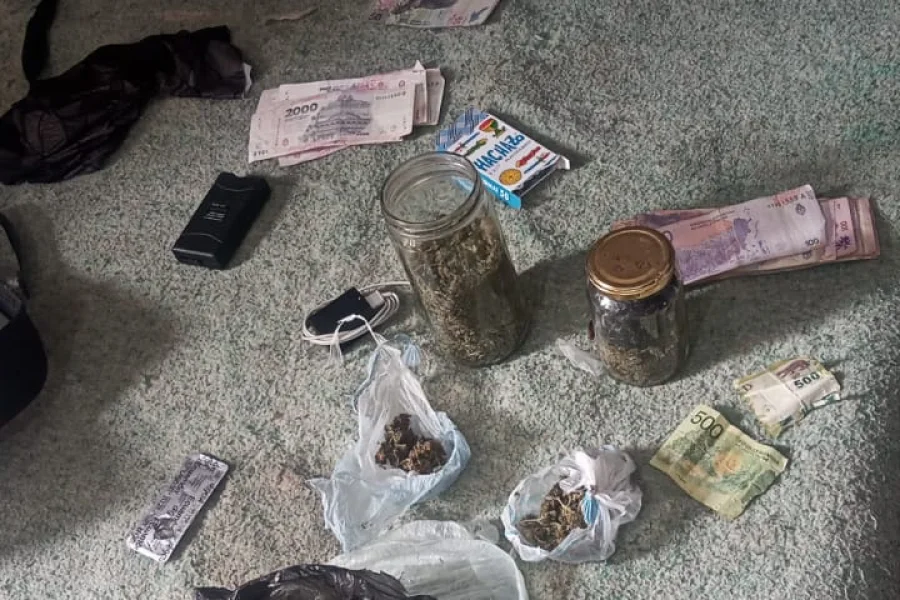  Chilecito: Secuestraron marihuana y motopartes