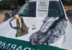 Secuestraron armas y municiones en Nonogasta y El Milagro