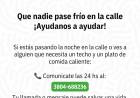 Realizan  operativos territoriales destinados a la asistencia de personas en situación de calle