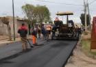 Rioja Vial avanza con la etapa final de la repavimentación del barrio Argentino