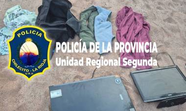 Operativo exitoso en Vichigasta: recuperan elementos robados y detienen a un hombre