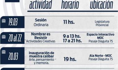 Expresos políticos llevarán sus testimonios a la Legislatura en la apertura del período de sesiones