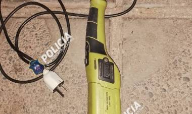 Recuperan herramientas robadas tras un procedimiento del Departamento de Investigaciones