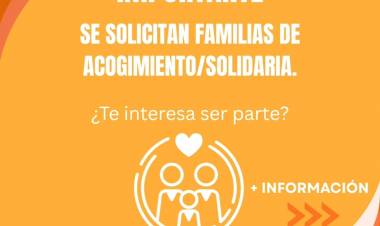 Convocan a familias solidarias para el cuidado temporal de niñas y niños en Chilecito