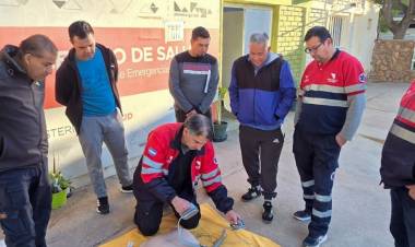 Continúan las capacitaciones para choferes del Hospital Herrera Motta en emergencias y rescate