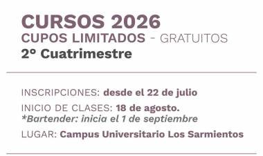La UNdeC abrió las inscripciones para los cursos gratuitos del Centro Universitario de Oficios