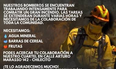 Bomberos trabajan para controlar un incendio forestal en la zona de Guanchín
