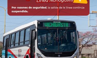 Rioja Bus mantiene suspendido el servicio de la Línea Nonogasta por razones de seguridad