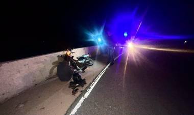 Motociclista resultó herido en un siniestro en Cuesta de Miranda