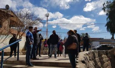 Autoridades municipales y adultos mayores acordaron intervenciones en la Plazoleta Almonacid