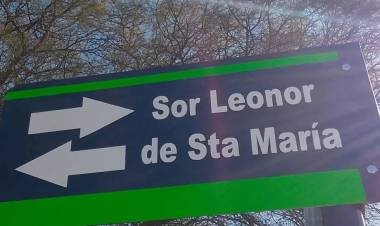Sañogasta homenajeó a Sor Leonor de Santa María Ocampo con una calle que lleva su nombre