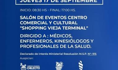 Se realizará la 1° Jornada Chileciteña de Medicina