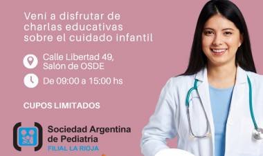 Chilecito será sede de la 1° Jornada de Especialidades Pediátricas