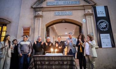 Quintela encabezó la celebración por los 100 años del Museo Arqueológico Inca Huasi