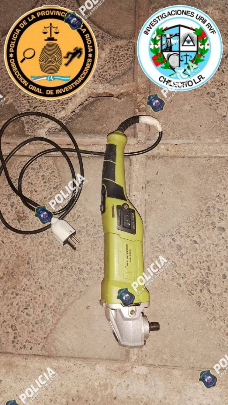 Recuperan herramientas robadas tras un procedimiento del Departamento de Investigaciones