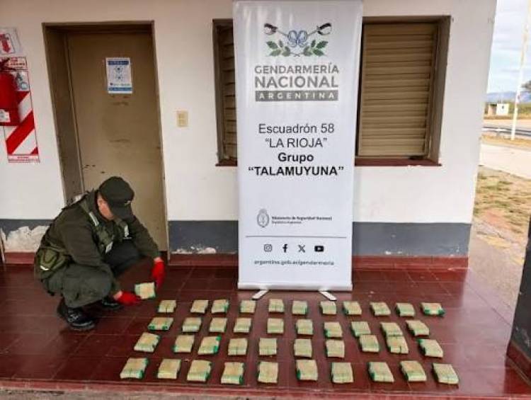 Gendarmería decomisó mercadería de contrabando, hojas de coca y armas de fuego en distintos operativos en La Rioja