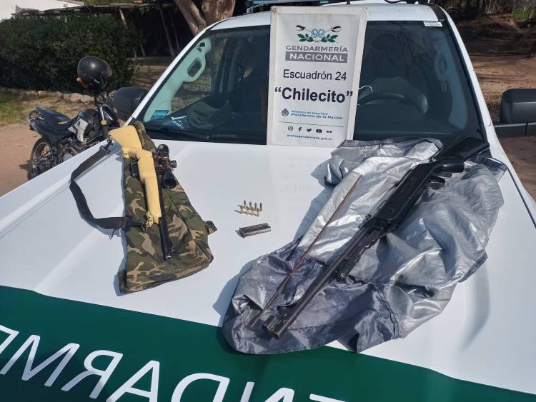 Secuestraron armas y municiones en Nonogasta y El Milagro