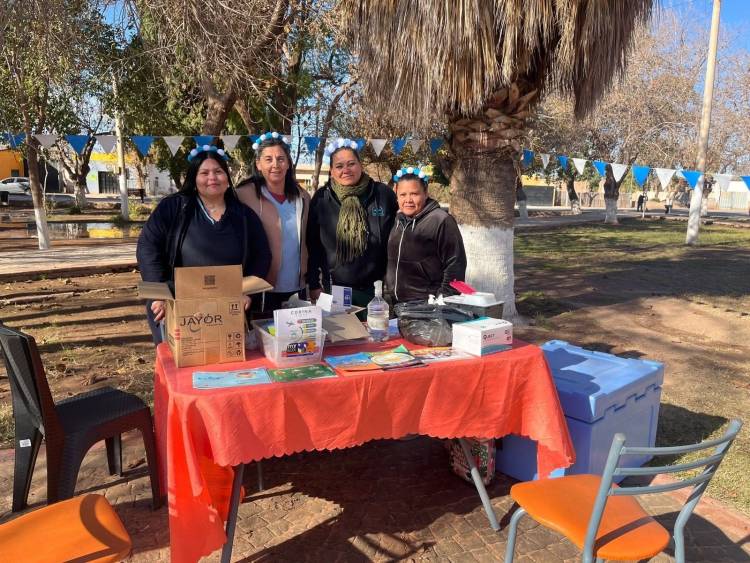 Vichigasta celebró su aniversario con una jornada de salud pública en la plaza principal