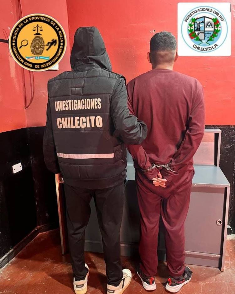 Allanamiento por una causa de hurto en Chilecito terminó con un detenido y el secuestro de una prenda de vestir