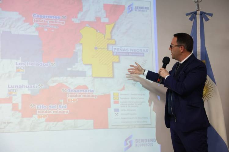 Sendero Resources destacó el potencial geológico de La Rioja y ratificó su apuesta por el proyecto Peñas Negras