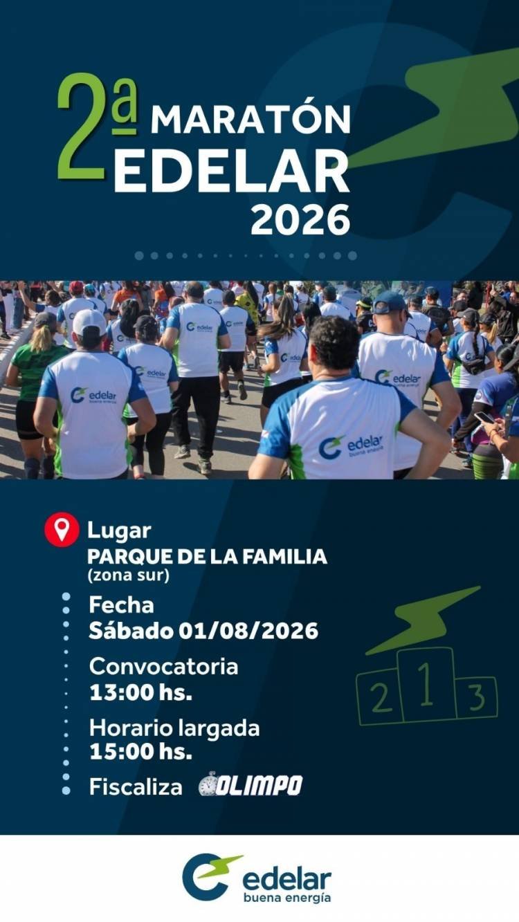 En agosto Edelar corre su segunda Maratón en el Parque de la Familia