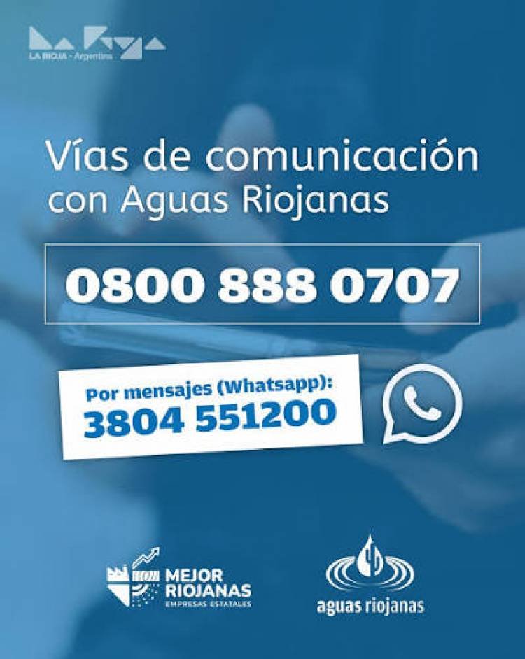Aguas Riojanas informó una avería en un pozo y estima 20 días de reparación