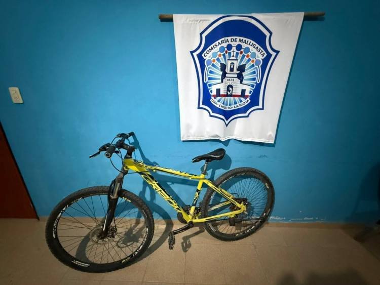 Recuperaron una bicicleta denunciada como sustraída en Chilecito