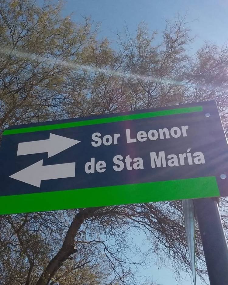 Sañogasta homenajeó a Sor Leonor de Santa María Ocampo con una calle que lleva su nombre