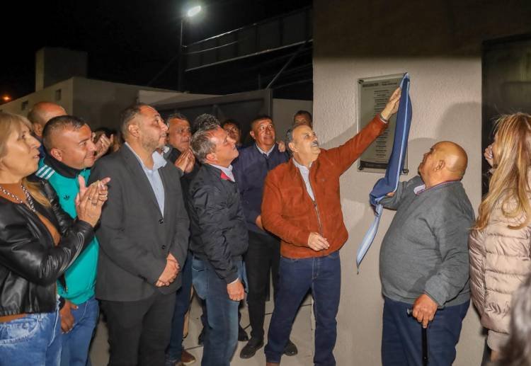 Quintela inauguró en Vichigasta el Polideportivo Manuel Vicente Luna