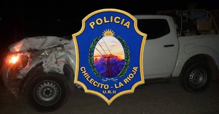 Siniestro vial en Ruta Nacional 40 dejó daños materiales tras el impacto con un equino