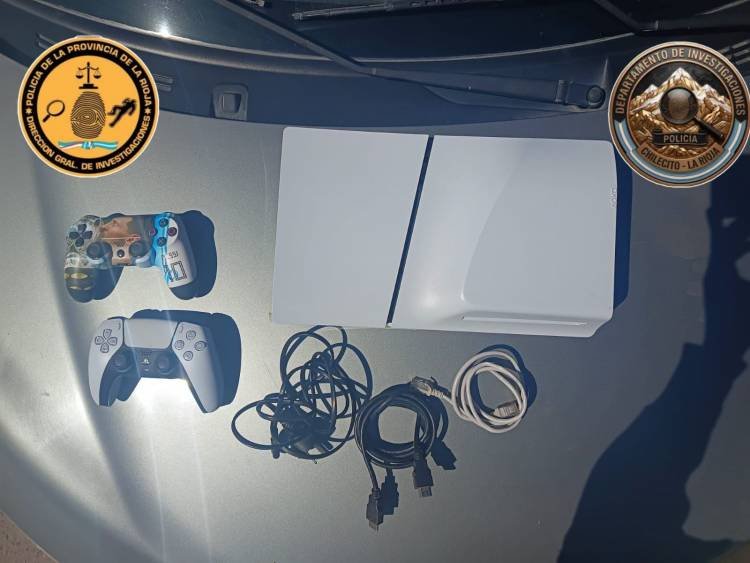 Recuperaron una PlayStation 5 vinculada a una denuncia por hurto en Vichigasta