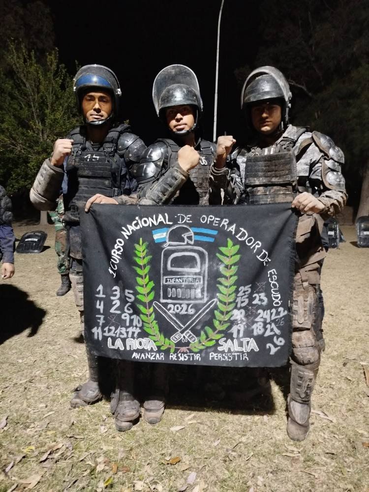Efectivos de la Unidad Regional Segunda finalizaron el curso nacional “Operador de Escudo”